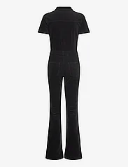 Mango - Corduroy jumpsuit with zip - jumpsuits - black - 1