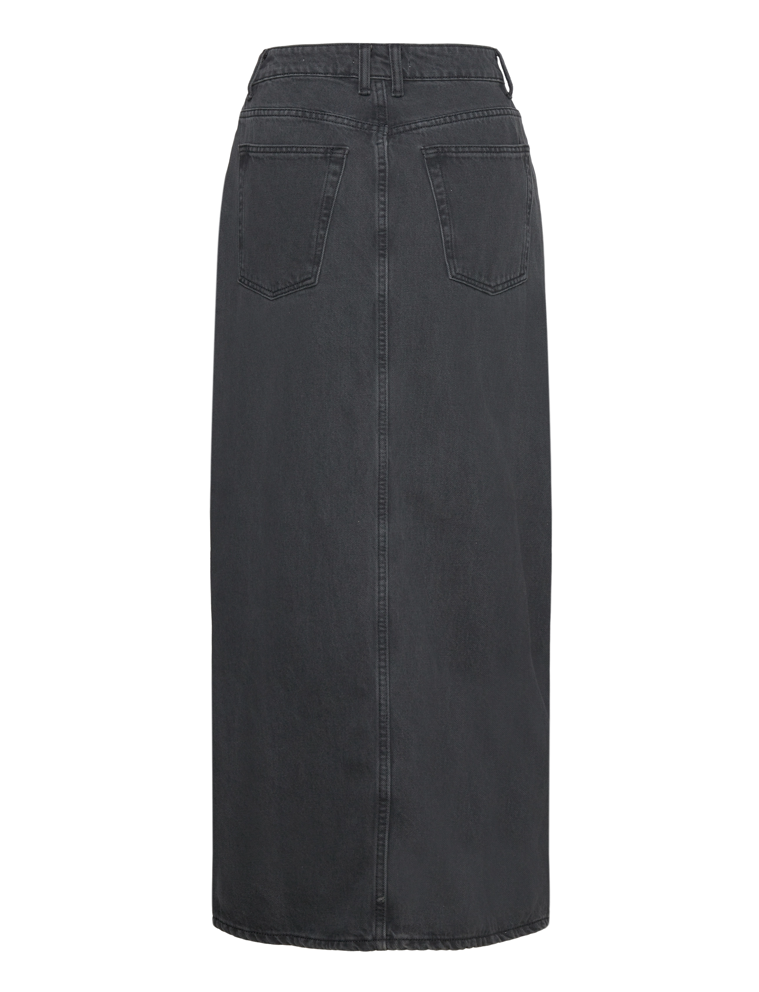 Mango - Slit denim skirt - blyantskjørt - open grey - 2