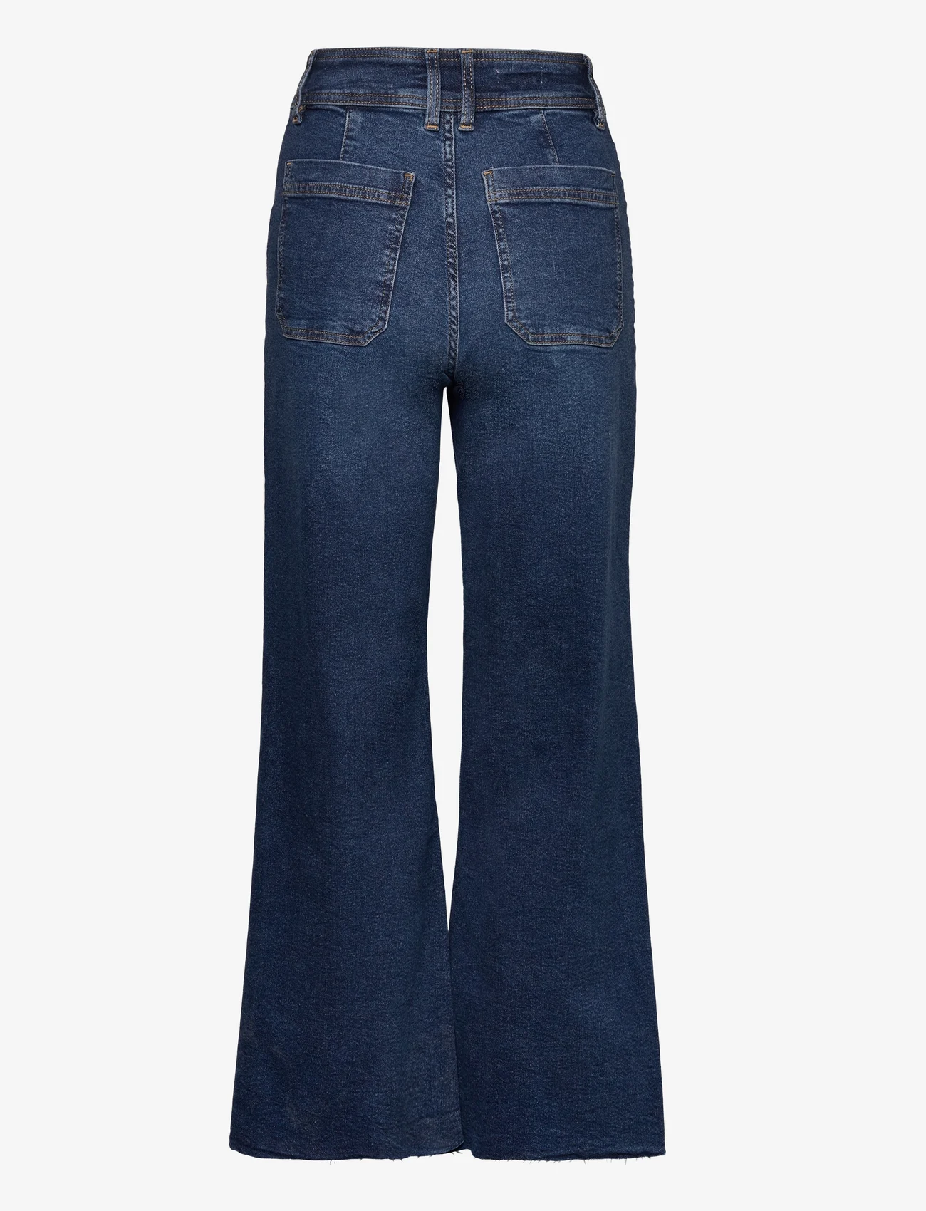 Mango - Jeans culotte high waist - laveste priser - open blue - 1