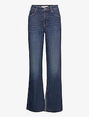 Mango - Medium-rise straight jeans with slits - straight jeans - open blue - 0