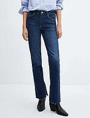 Mango - Medium-rise straight jeans with slits - laveste priser - open blue - 2