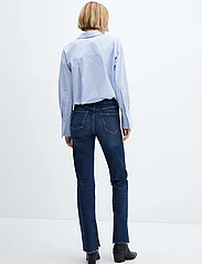 Mango - Medium-rise straight jeans with slits - straight jeans - open blue - 3
