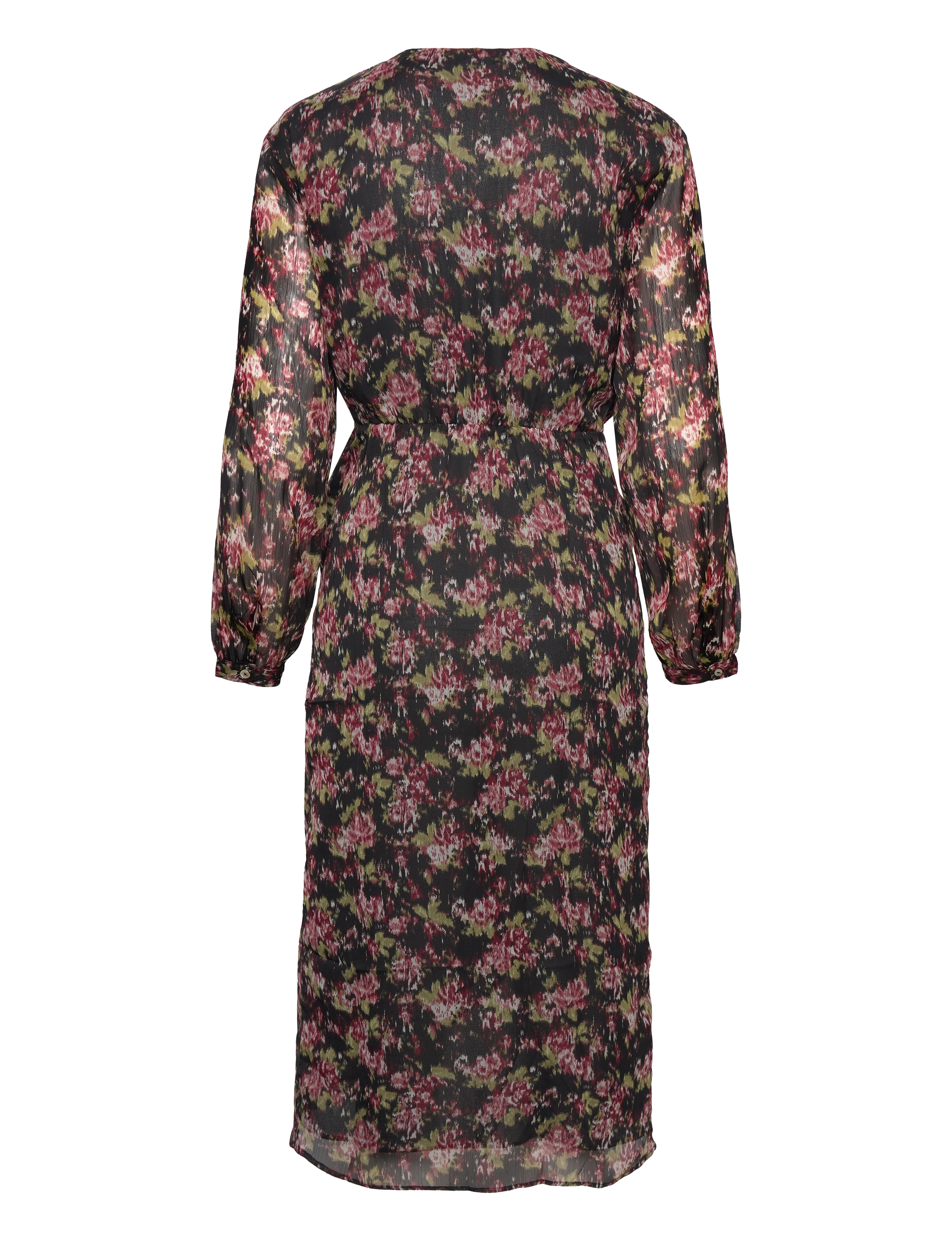 Mango - Knot print dress - midimekot - black - 2