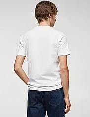 Mango - Stretch cotton T-shirt - lägsta priserna - white - 3