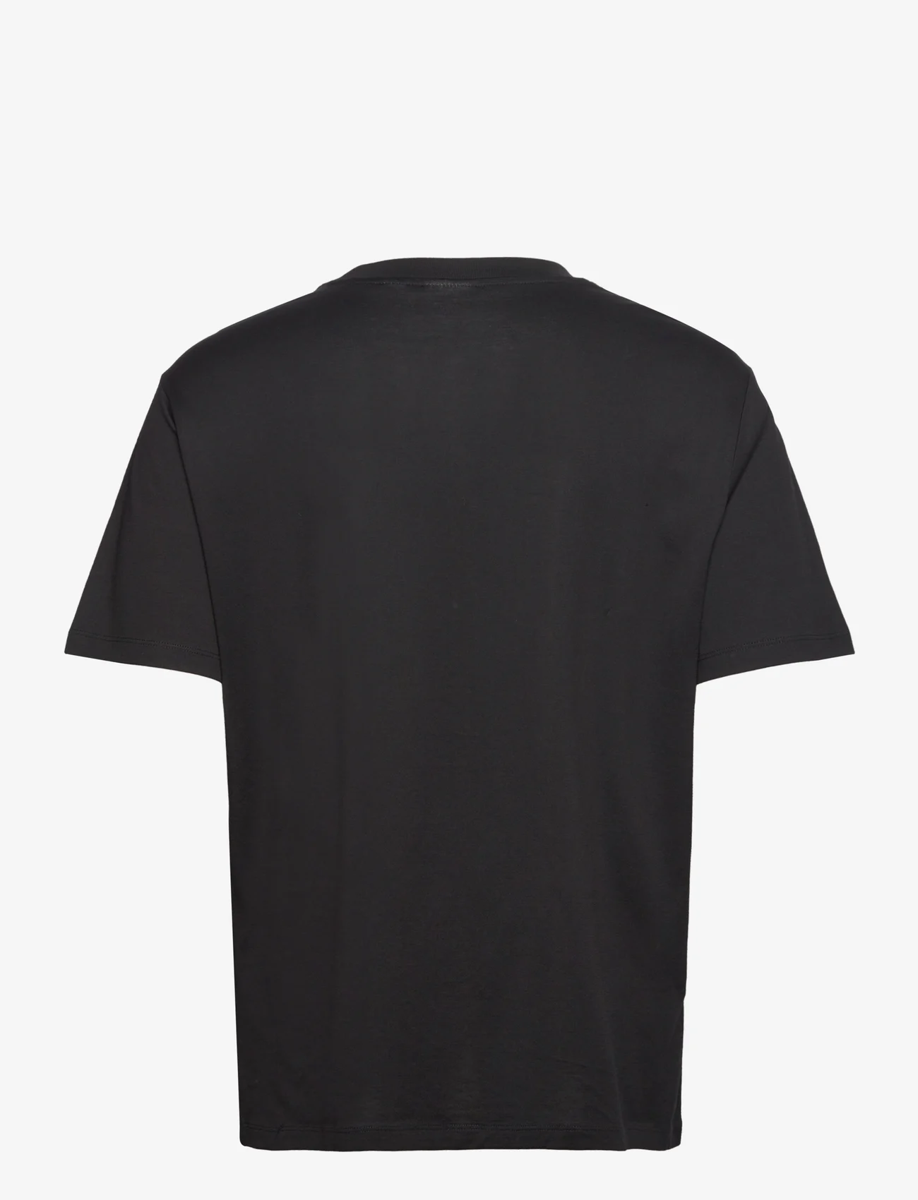 Mango - Mercerized slim fit T-shirt - lägsta priserna - black - 1