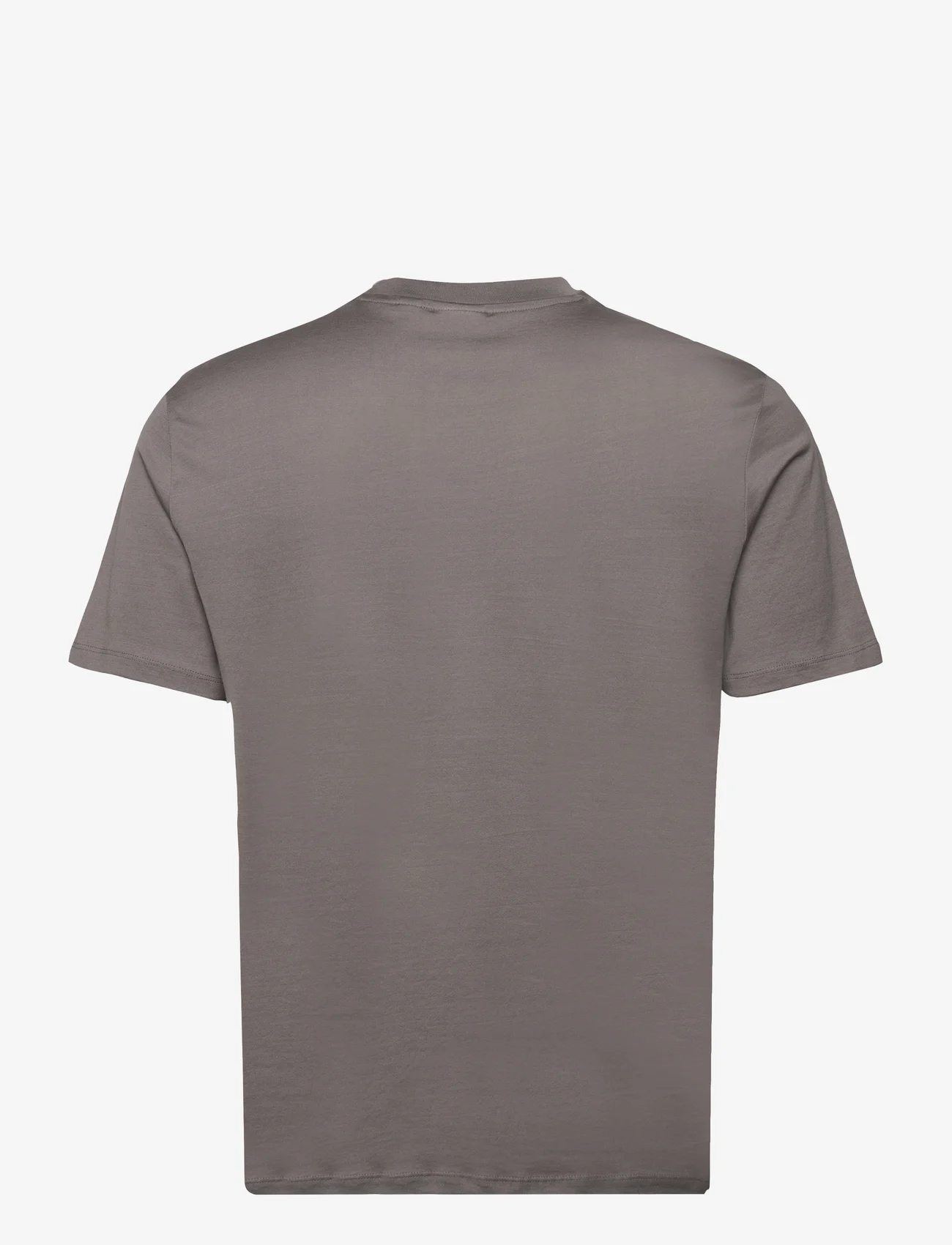 Mango - Mercerized slim fit T-shirt - lägsta priserna - medium grey - 1