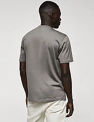 Mango - Mercerized slim fit T-shirt - laveste priser - medium grey - 3