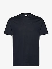 Mango - Mercerized slim fit T-shirt - laveste priser - navy - 0