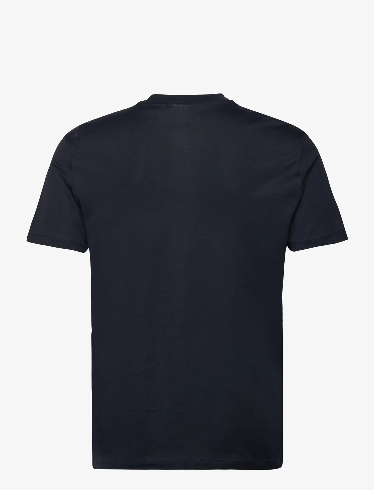 Mango - Mercerized slim fit T-shirt - laveste priser - navy - 1