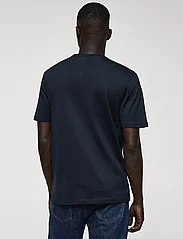 Mango - Mercerized slim fit T-shirt - laveste priser - navy - 3