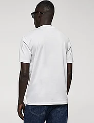 Mango - Mercerized slim fit T-shirt - lägsta priserna - white - 3