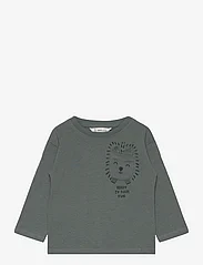 Mango - Printed long sleeve t-shirt - langærmede t-shirts - bright green - 0