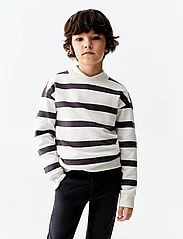 Mango - Striped print sweatshirt - svetarit - charcoal - 2