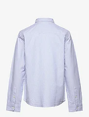 Mango - Striped Oxford shirt - långärmade skjortor - medium blue - 1