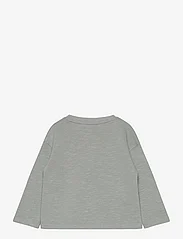 Mango - Long sleeve cotton t-shirt - langermede t-skjorter - turquoise - aqua - 1