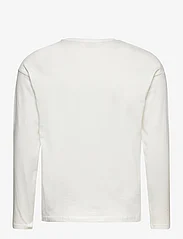 Mango - Long sleeve cotton t-shirt - långärmade t-shirts - natural white - 1