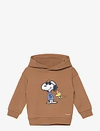 Snoopy textured sweatshirt - DARK YELLOW