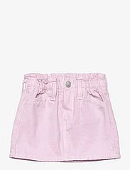 Mango - Paperbag denim skirt - jeanskjolar - lt-pastel purple - 0