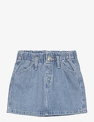 Mango - Paperbag denim skirt - jeanskjolar - open blue - 0