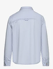 Mango - Pocket denim shirt - långärmade skjortor - open blue - 1