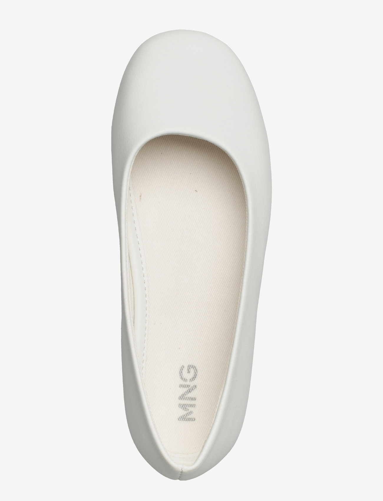 Mango - Basic ballerina - laveste priser - white - 3