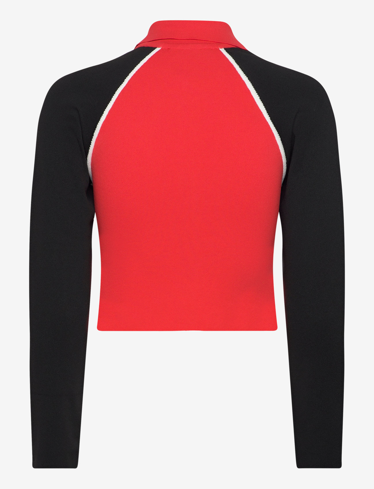 Mango - Zipper crop cardigan - efterårstøj - red - 2