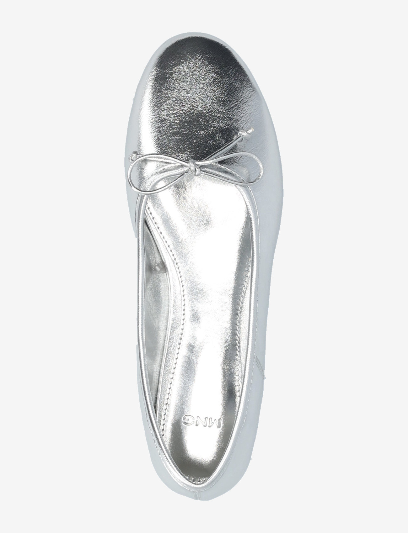 Mango - Metallic ballet flats - madalaimad hinnad - silver - 3