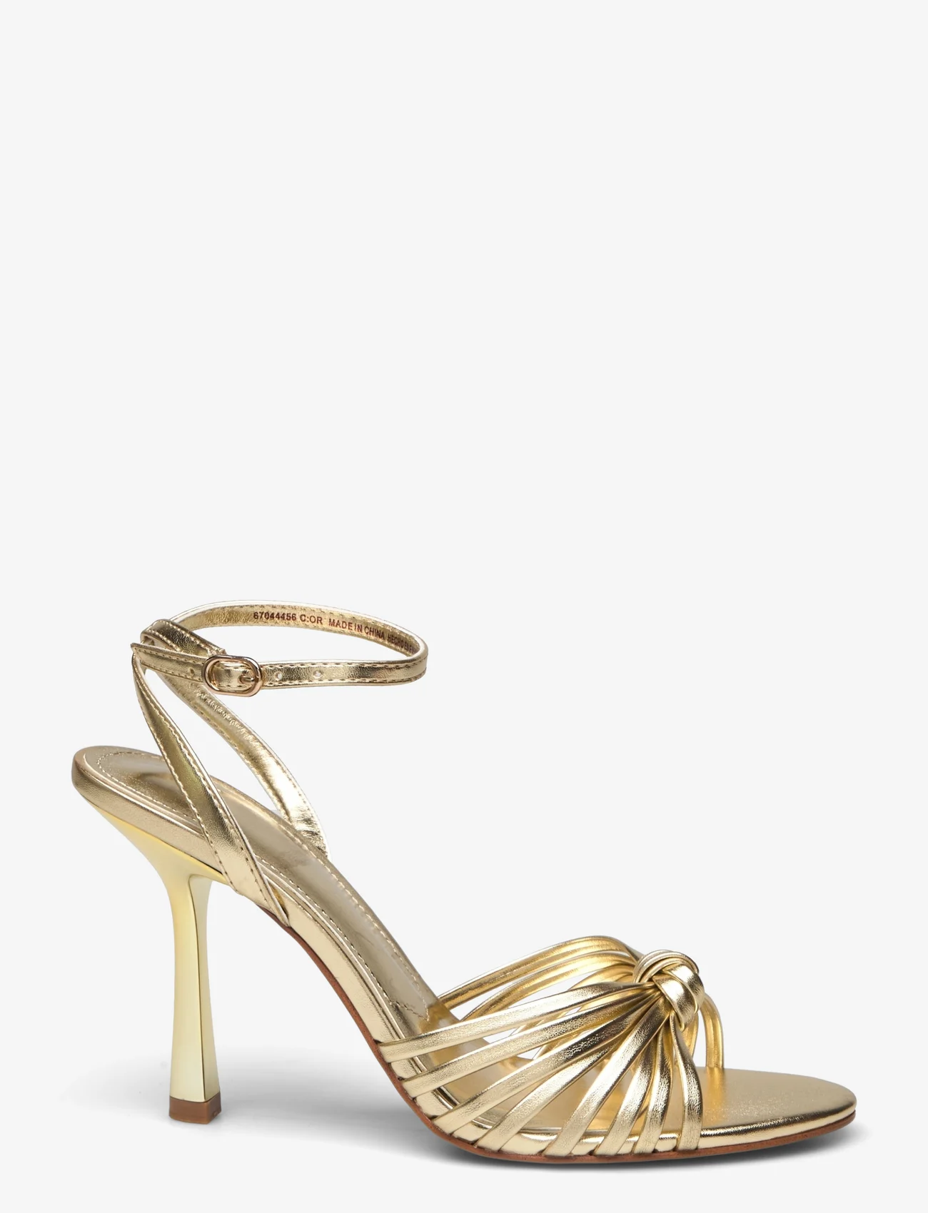 Mango - Strappy heeled sandals - juhlamuotia outlet-hintaan - gold - 1