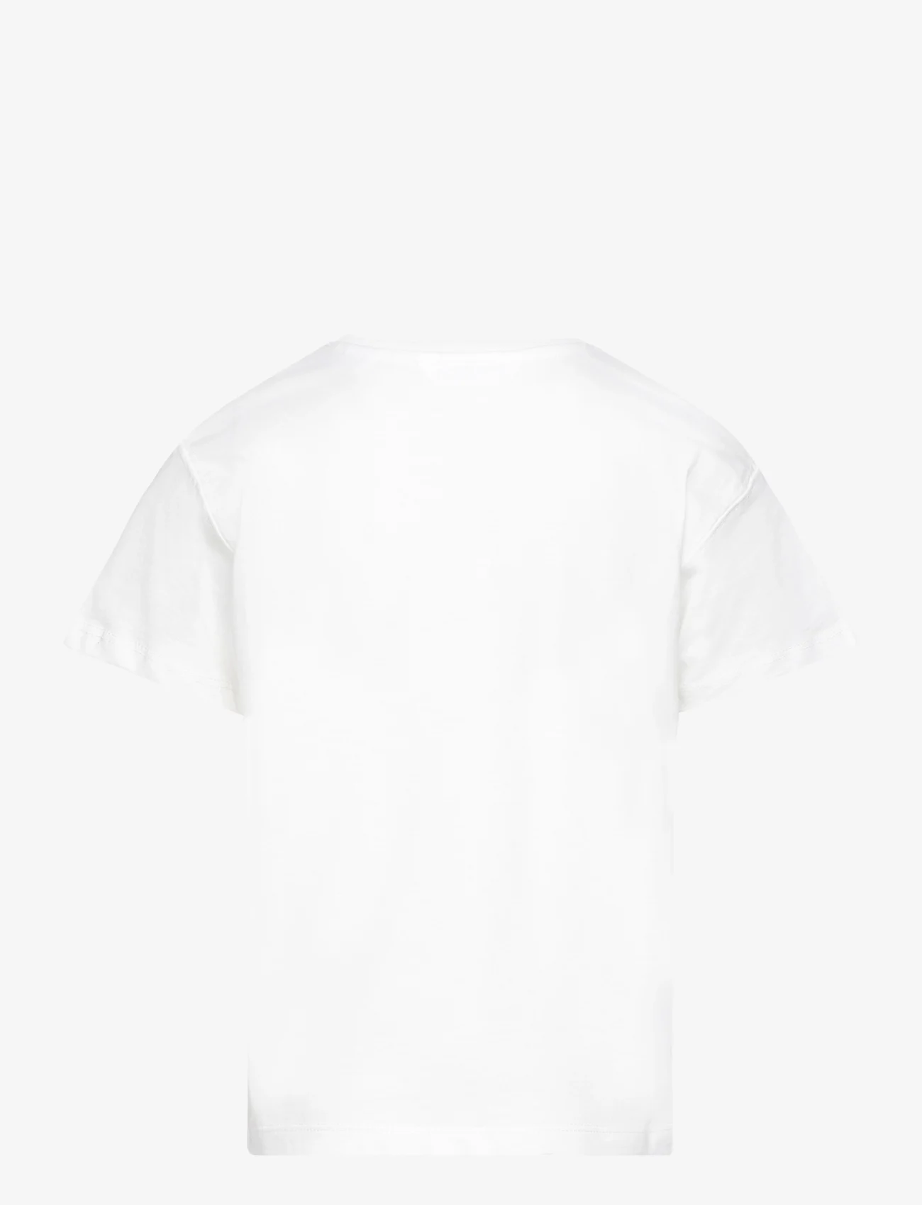 Mango - Printed cotton-blend T-shirt - lyhythihaiset t-paidat - natural white - 1