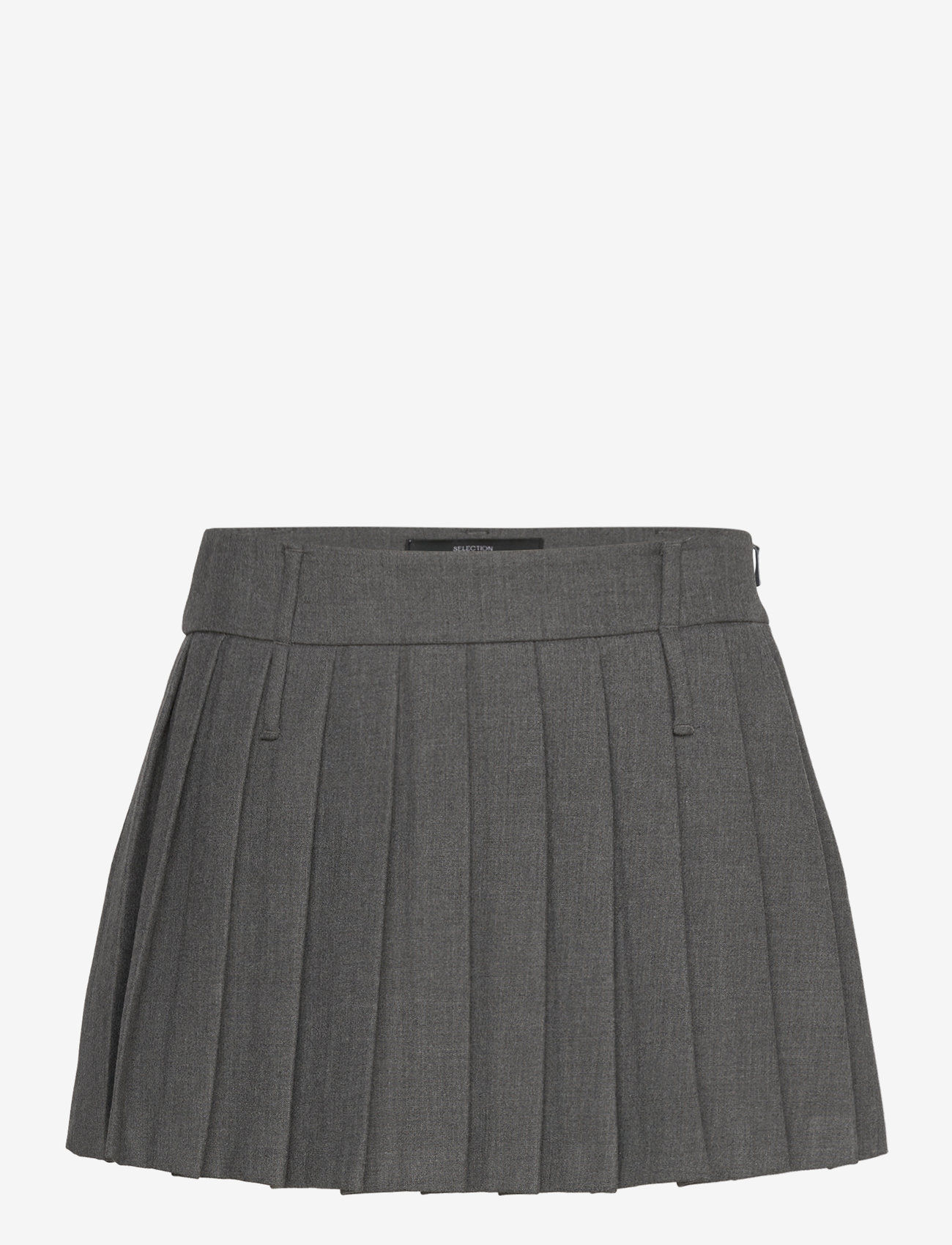 Mango - Pleated mini-skirt - faltenröcke - grey - 0