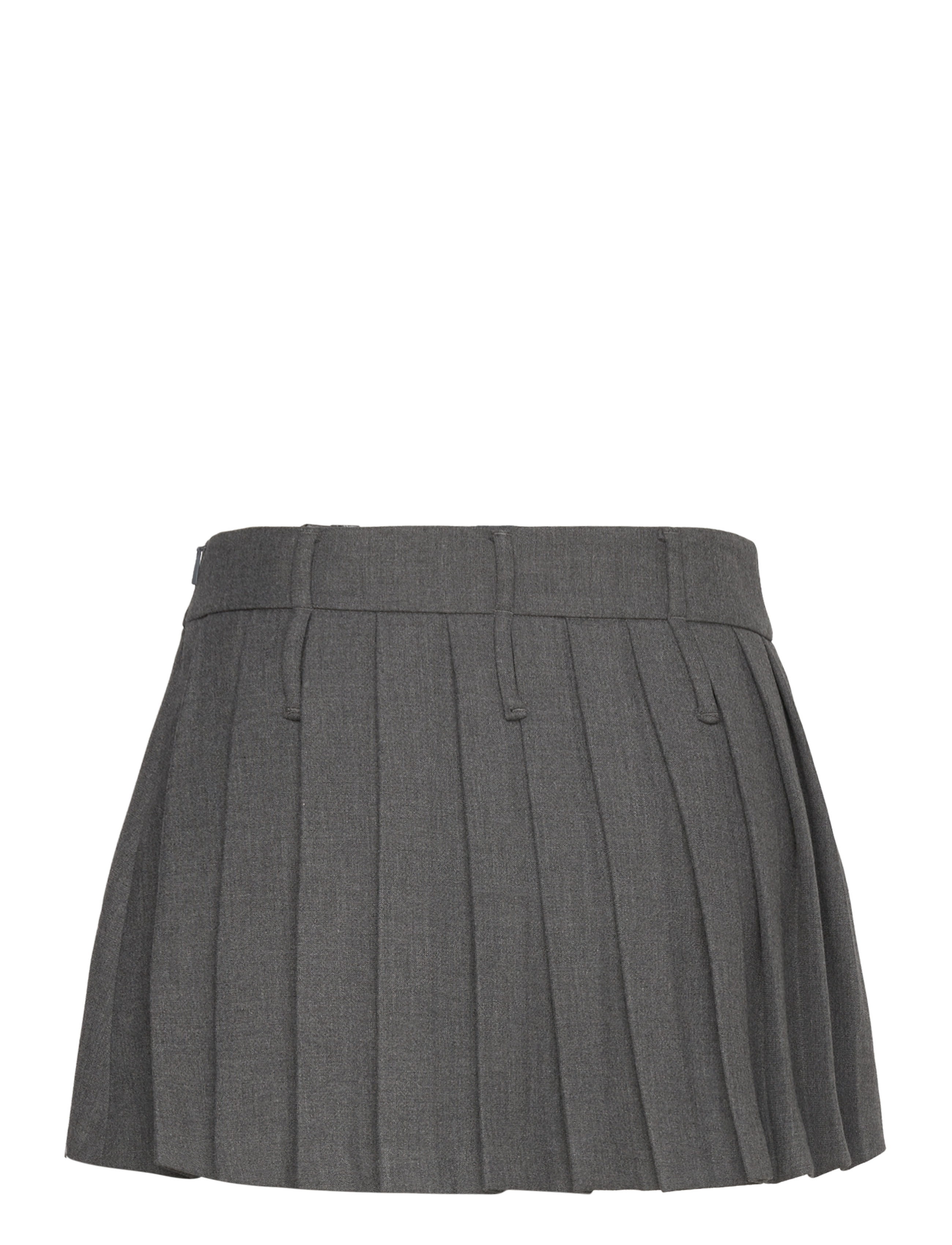 Mango - Pleated mini-skirt - pleated skirts - grey - 2