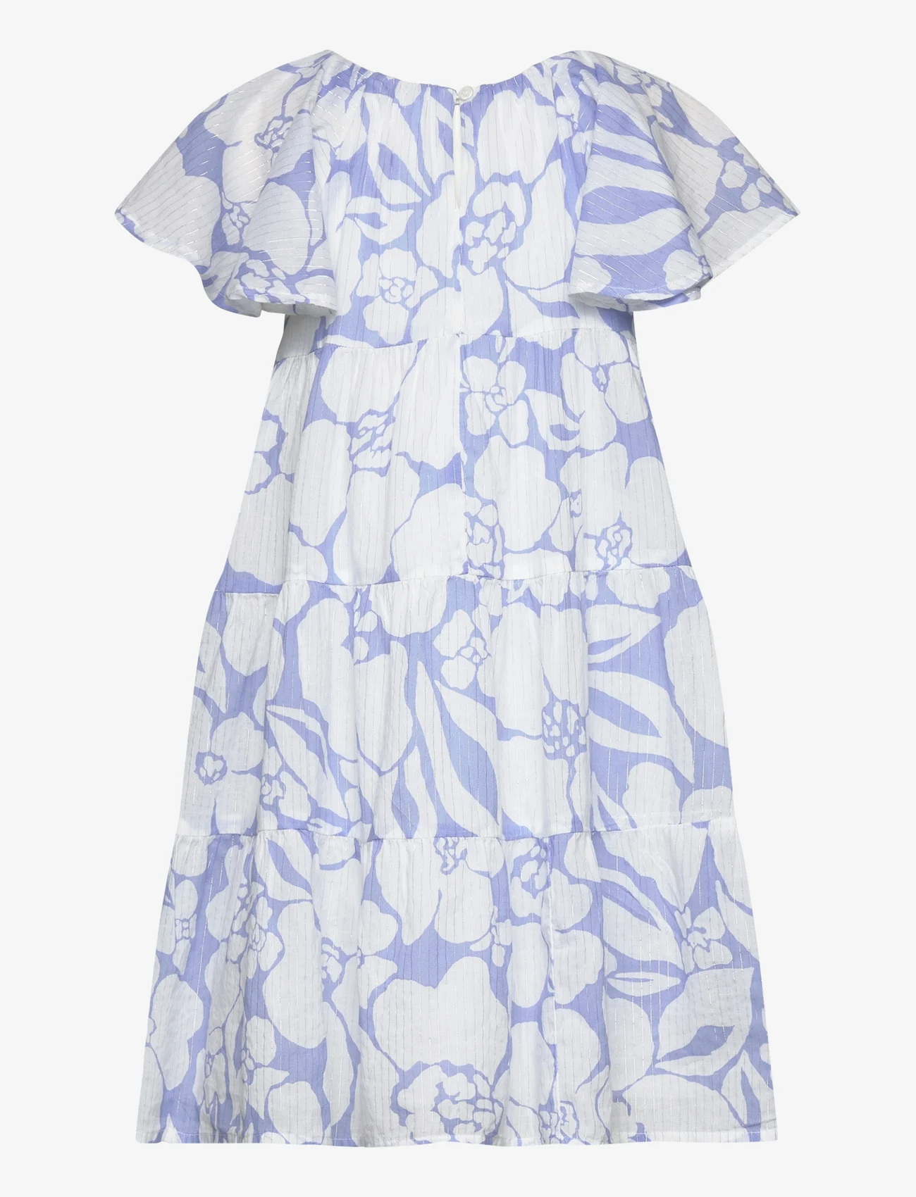 Mango - Printed cotton dress - festkjoler - medium blue - 1