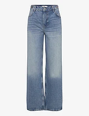 Mango - Loose mid-rise wideleg jeans - vide jeans - open blue - 0