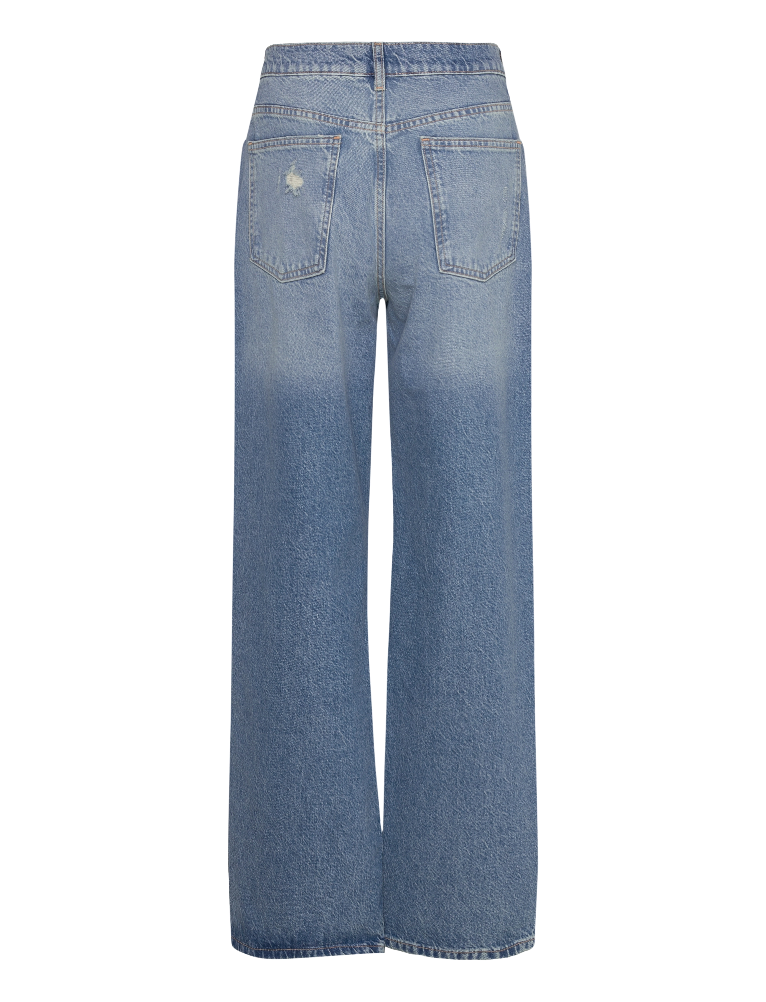Mango - Loose mid-rise wideleg jeans - brede jeans - open blue - 2