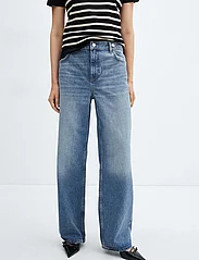 Mango - Loose mid-rise wideleg jeans - brede jeans - open blue - 2