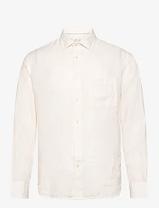 Classic fit 100% linen shirt, Mango