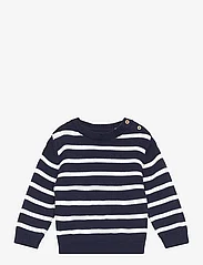 Mango - Striped knit sweater - pullover - navy - 0
