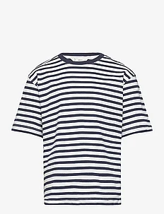 Striped cotton T-shirt, Mango