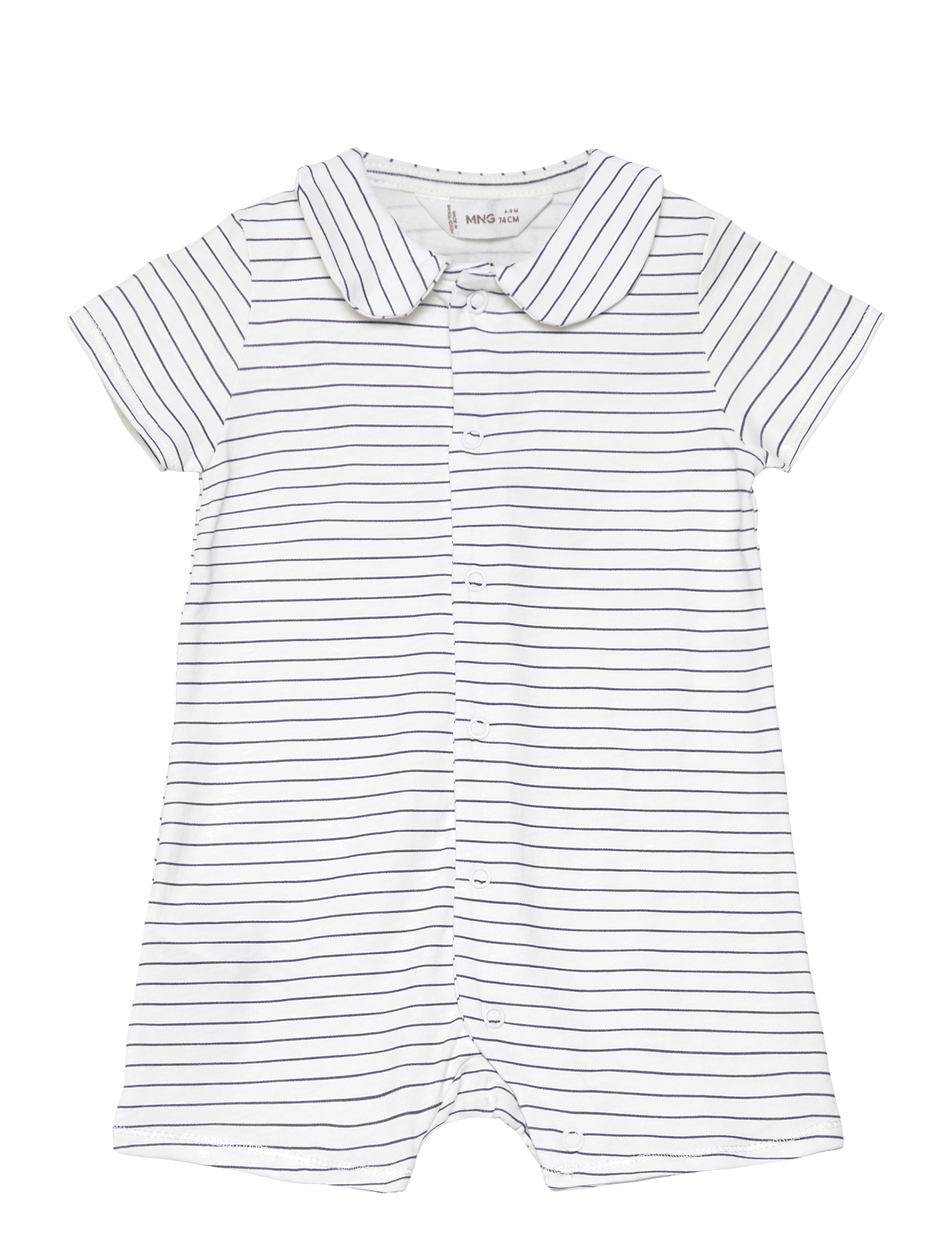 Striped bodysuit pyjamas - MEDIUM