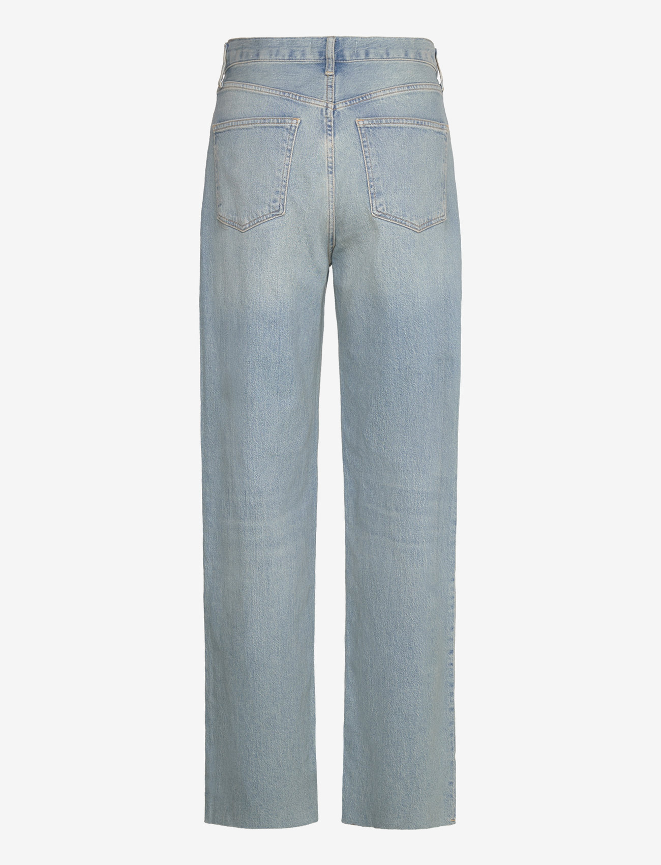 Mango - Mid-rise straight jeans - open blue - 1