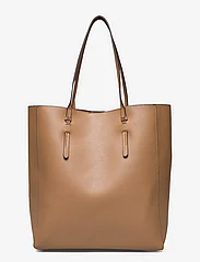 Mango - Leather-effect shopper bag - lägsta priserna - medium brown - 0