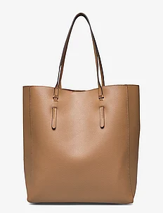 Leather-effect shopper bag, Mango