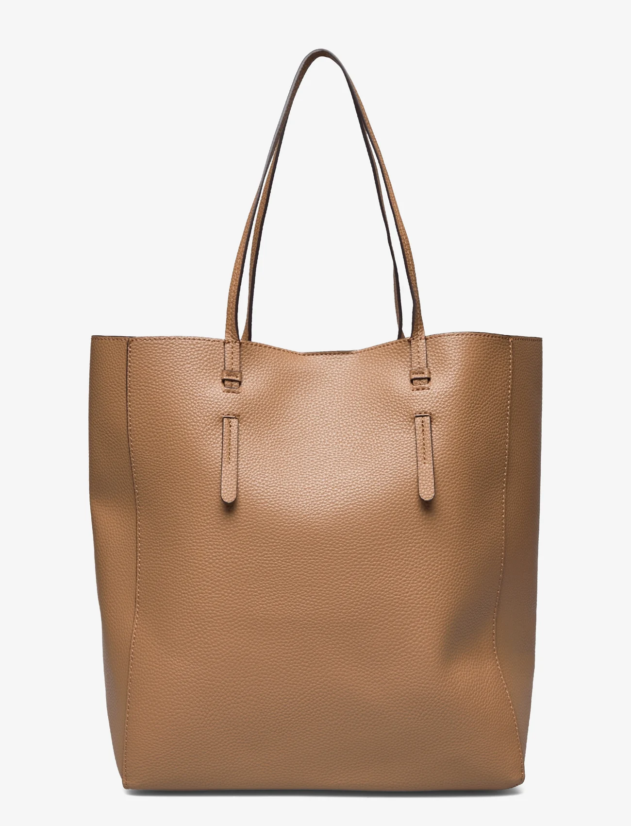Mango - Leather-effect shopper bag - alhaisimmat hinnat - medium brown - 1