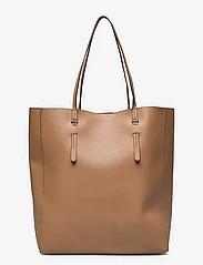 Mango - Leather-effect shopper bag - de laveste prisene - medium brown - 1