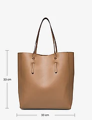 Mango - Leather-effect shopper bag - laveste priser - medium brown - 4