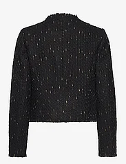 Mango - Tweed jacket with lurex details - festkläder till outletpriser - black - 1