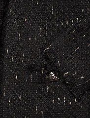 Mango - Tweed jacket with lurex details - festkläder till outletpriser - black - 5
