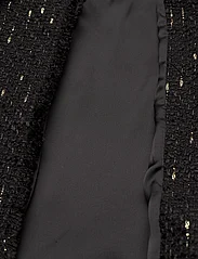 Mango - Tweed jacket with lurex details - festkläder till outletpriser - black - 6