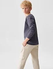 Mango - Cotton jogger-style trousers - laveste priser - lt pastel brown - 2