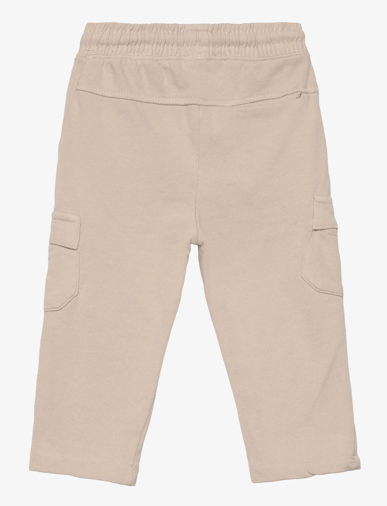 Mango - Cotton jogger-style trousers - laveste priser - lt pastel brown - 1